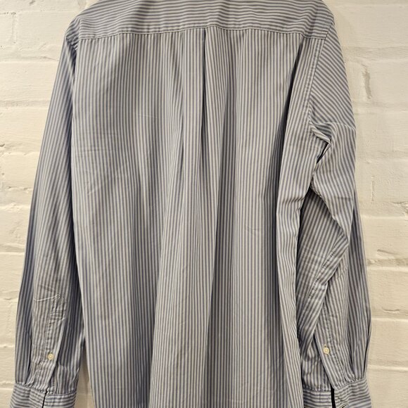 Uniqlo 100% Cotton Striped Button-Down (Size Small) - Picture 7 of 11